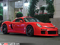 2011 RUF CTR3 Porsche = 375 kph, 750 bhp, 3.2 sec.
