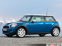 2007 Mini Cooper S = 221 kph, 175 bhp, 6.7 sec.