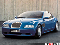 1998 Bugatti EB 118 Concept = 320 kph, 555 bhp, 4.4 sec.