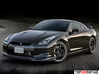 2009 Nissan GT-R SpecV = 310 kph, 490 bhp, 3.5 sec.