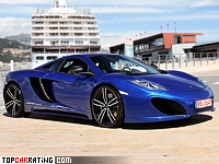 2012 McLaren MP4-12C Gemballa GT = 333 kph, 625 bhp, 3.1 sec.