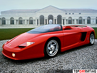 1989 Ferrari Mythos Concept = 290 kph, 380 bhp, 6.2 sec.