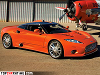 2008 Spyker C8 Aileron = 300 kph, 400 bhp, 4.4 sec.