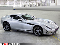 2012 AC 378 GT Zagato = 298 kph, 434 bhp, 3.9 sec.