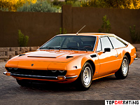 1972 Lamborghini Jarama 400 GTS = 262 kph, 365 bhp, 5.3 sec.