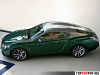 2008 Bentley Continental GTZ Zagato = 322 kph, 610 bhp, 4.5 sec.