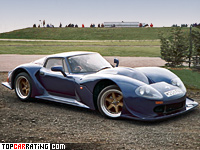 1995 Marcos Mantara LM600 Coupe (road car) = 298 kph, 466 bhp, 3.9 sec.