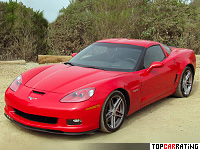 2006 Chevrolet Corvette Z06 (C6) = 318 kph, 512 bhp, 3.9 sec.