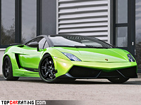 2012 Lamborghini Gallardo LP620-4 Superleggera Wheelsandmore Green Beret = 330 kph, 620 bhp, 3.2 sec.