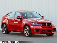 2009 BMW X6 M  = 275 kph, 555 bhp, 4.7 sec.