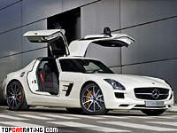 2012 Mercedes-Benz SLS AMG GT = 320 kph, 591 bhp, 3.7 sec.