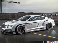 2013 Bentley Continental GT3 = 330 kph, 606 bhp, 3.2 sec.