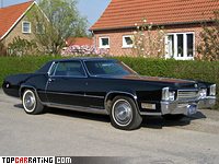 1970 Cadillac Fleetwood Eldorado IV = 205 kph, 400 bhp, 8.1 sec.