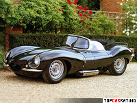 1957 Jaguar XK-SS = 241 kph, 262 bhp, 5.3 sec.