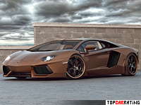 2012 Lamborghini Aventador LP777-4 Wheelsandmore Chocolate Rabbioso = 350 kph, 777 bhp, 2.7 sec.