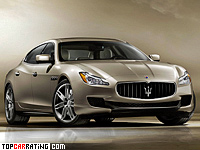 2013 Maserati Quattroporte GTS (M156) = 307 kph, 530 bhp, 4.7 sec.