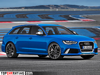 2013 Audi RS6 Avant = 305 kph, 560 bhp, 3.9 sec.