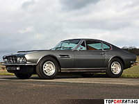 1970 Aston Martin DBS V8 = 255 kph, 381 bhp, 5.5 sec.