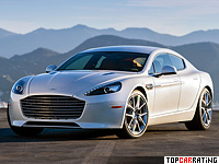 2013 Aston Martin Rapide S = 306 kph, 558 bhp, 4.9 sec.