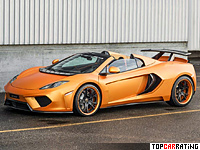 2013 McLaren MP4-12C Spider FAB Design Terso = 343 kph, 680 bhp, 3 sec.