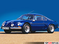 1969 Renault Alpine A110 1600S = 204 kph, 125 bhp, 7.1 sec.