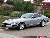 1969 Nissan Fairlady 240Z (S30) = 204 kph, 151 bhp, 9 sec.