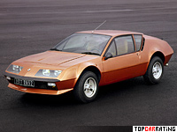 1976 Renault Alpine A310 V6 = 222 kph, 150 bhp, 7.4 sec.