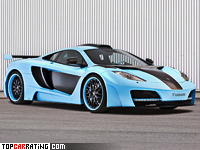 2013 McLaren MP4-12C Hamann memoR Blue Edition = 333 kph, 625 bhp, 3.1 sec.