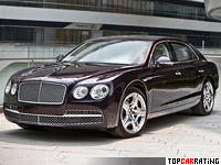 2014 Bentley Flying Spur = 322 kph, 625 bhp, 4.6 sec.