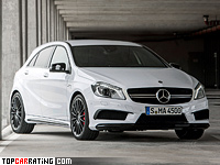 2013 Mercedes-Benz A 45 AMG (W176) = 250 kph, 360 bhp, 4.6 sec.
