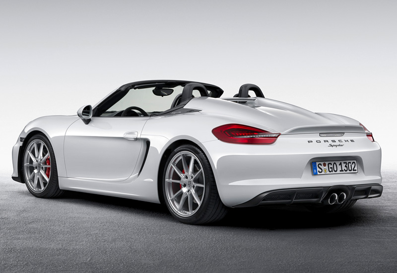 2016 Porsche Boxster Spyder (981.2)