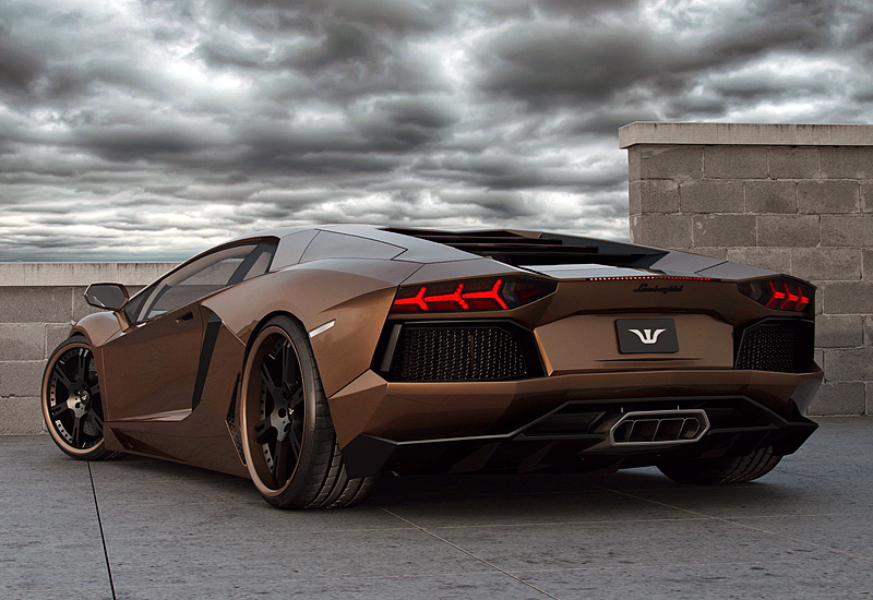 2012 Lamborghini Aventador LP777-4 Wheelsandmore Chocolate Rabbioso