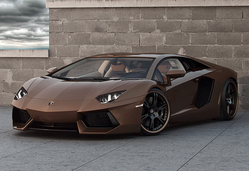 2012 Lamborghini Aventador LP777-4 Wheelsandmore Chocolate Rabbioso