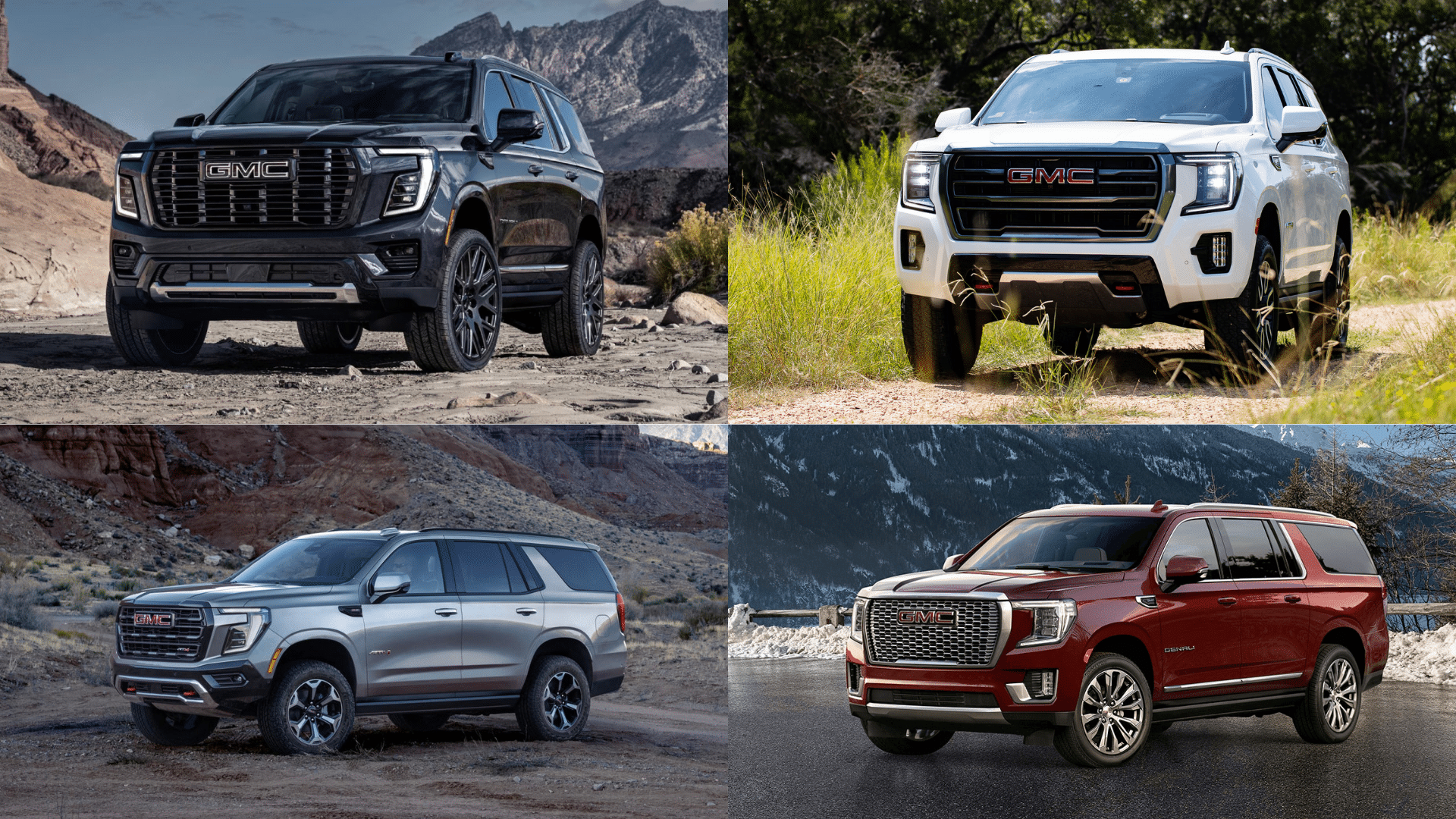 2025 Yukon Trim Levels Comparison