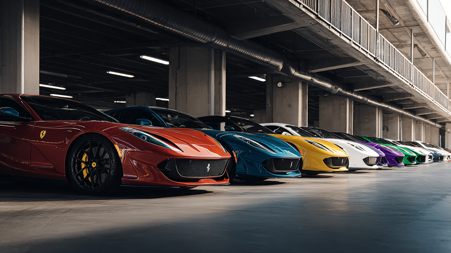 Ferrari Colors- Complete List with Paint Codes