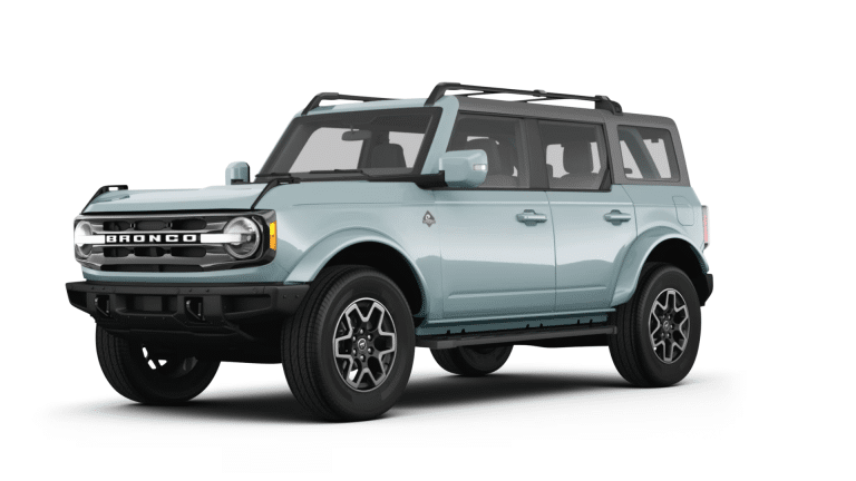 Ford Bronco Heritage Edition in Baby Blue