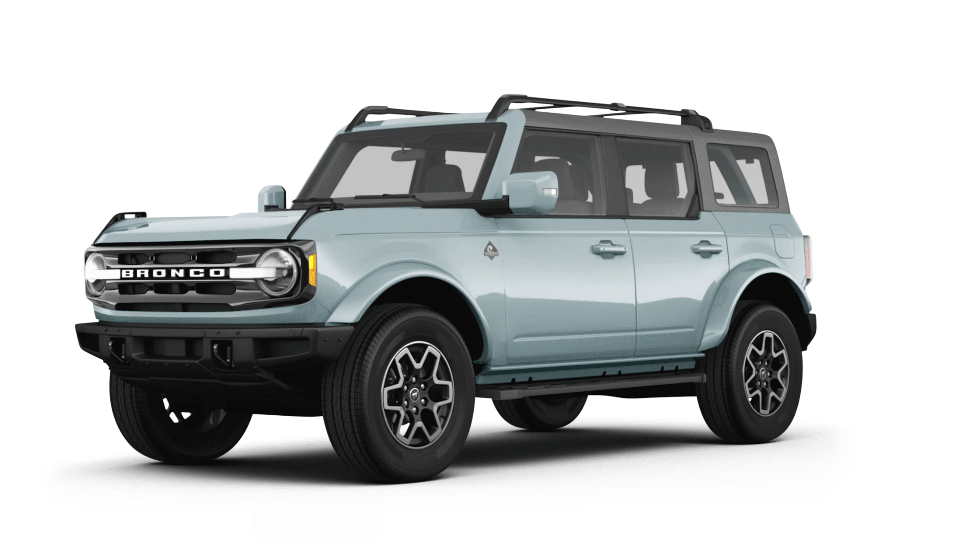 Ford Bronco Heritage Edition in Baby Blue