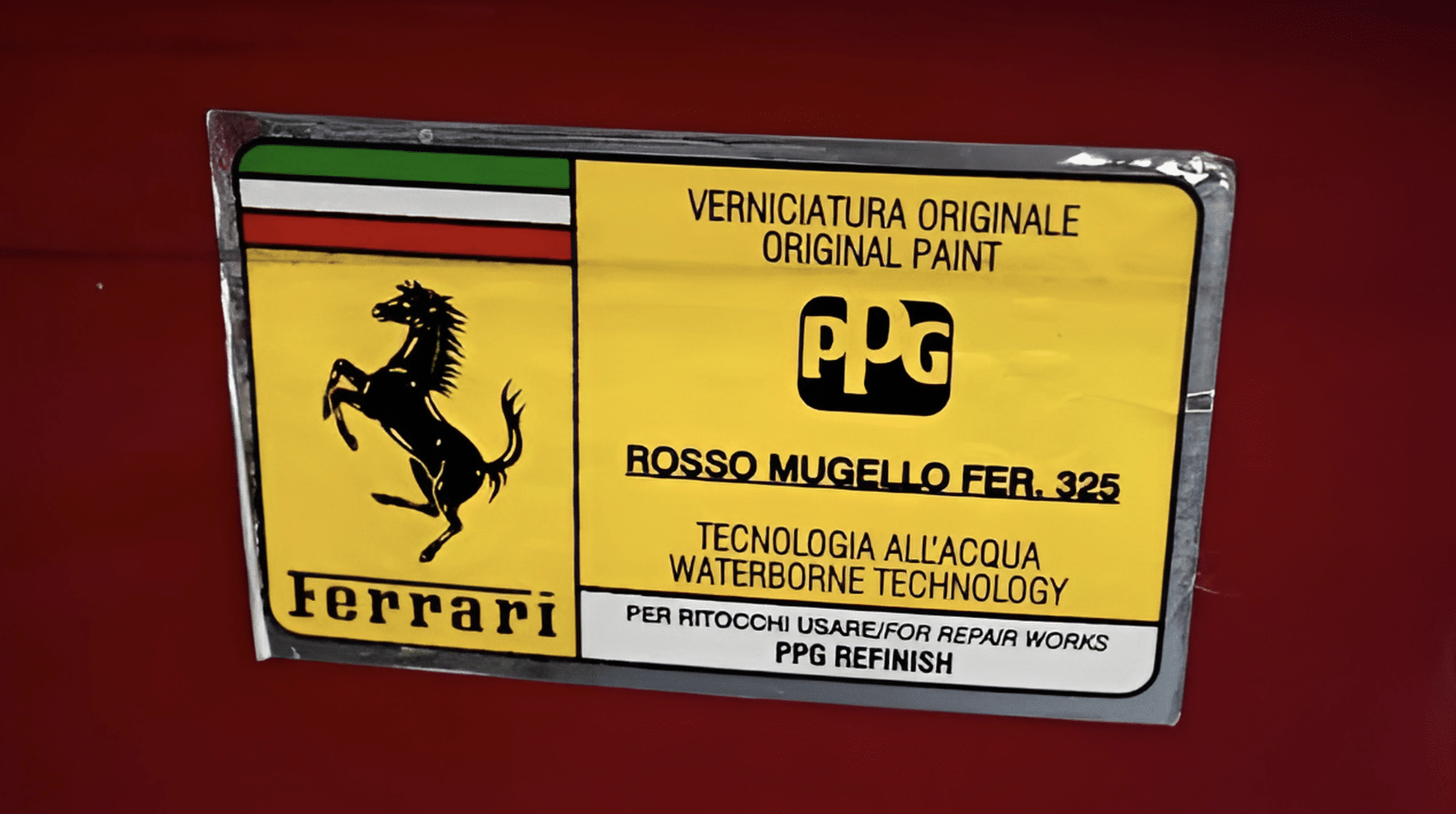 How Ferrari Paint Codes Work