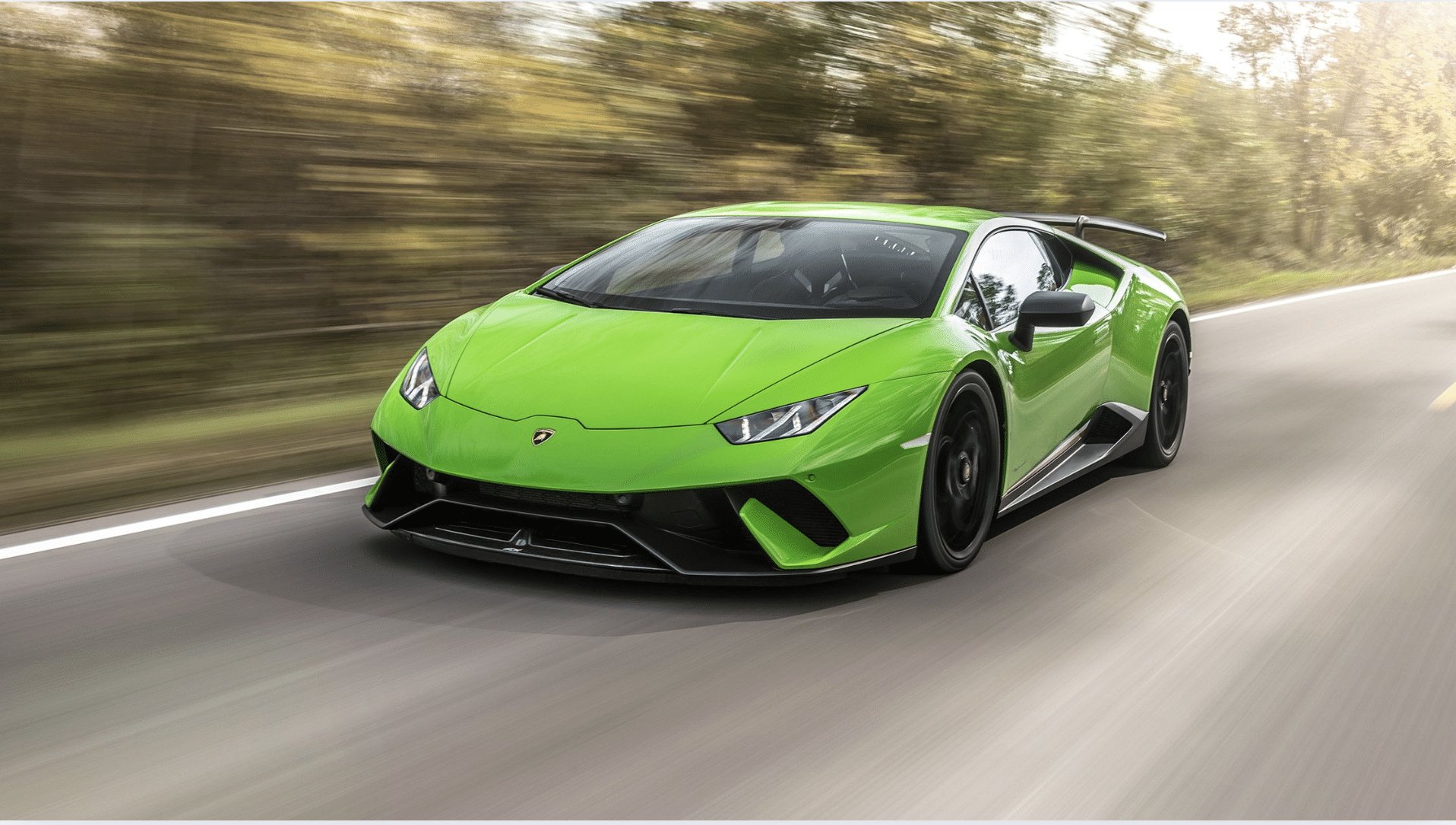 Lamborghini Huracán Performante – 202 mph (325 km/h)
