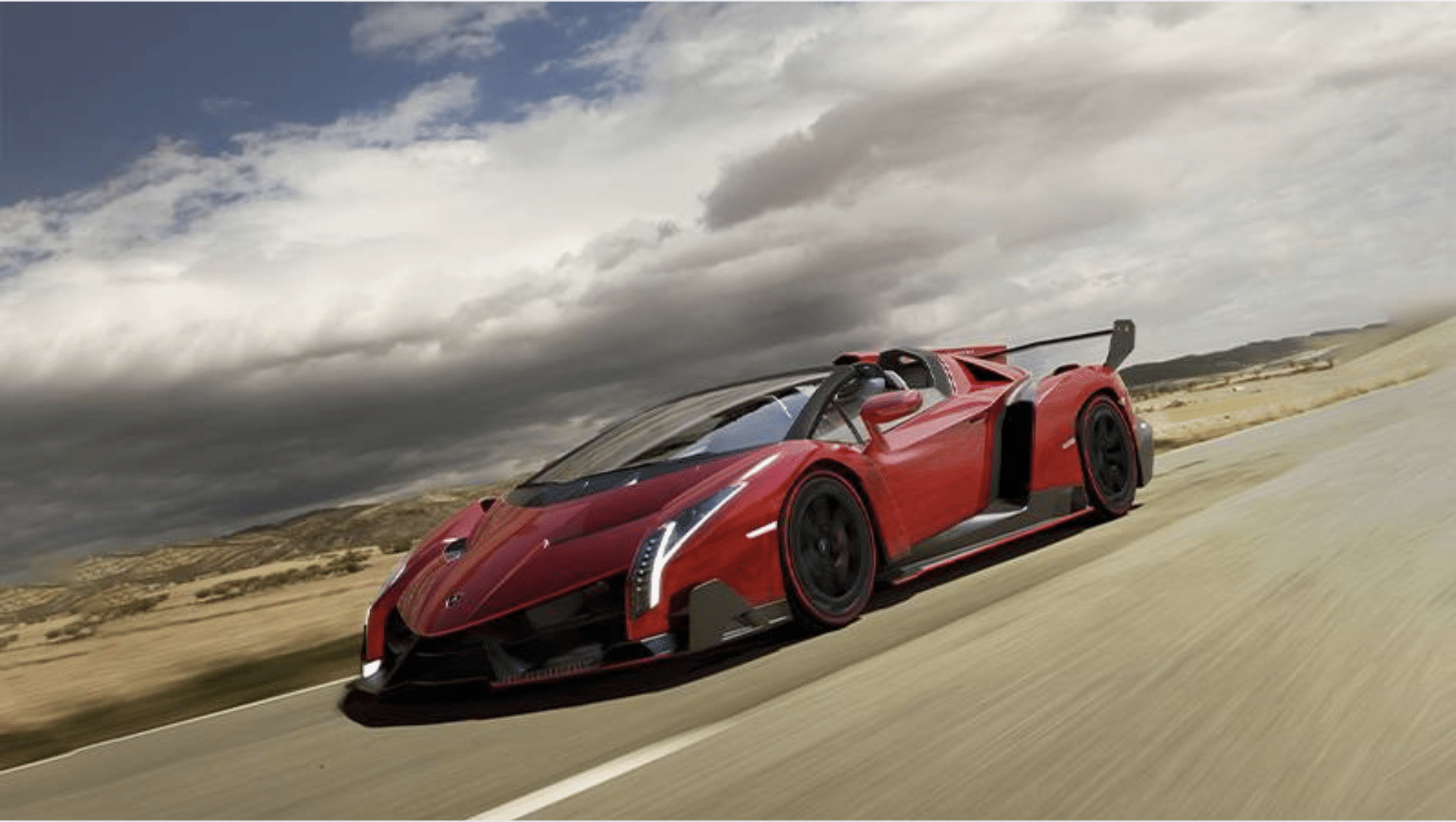 Lamborghini Veneno – 221 mph (355 km/h)