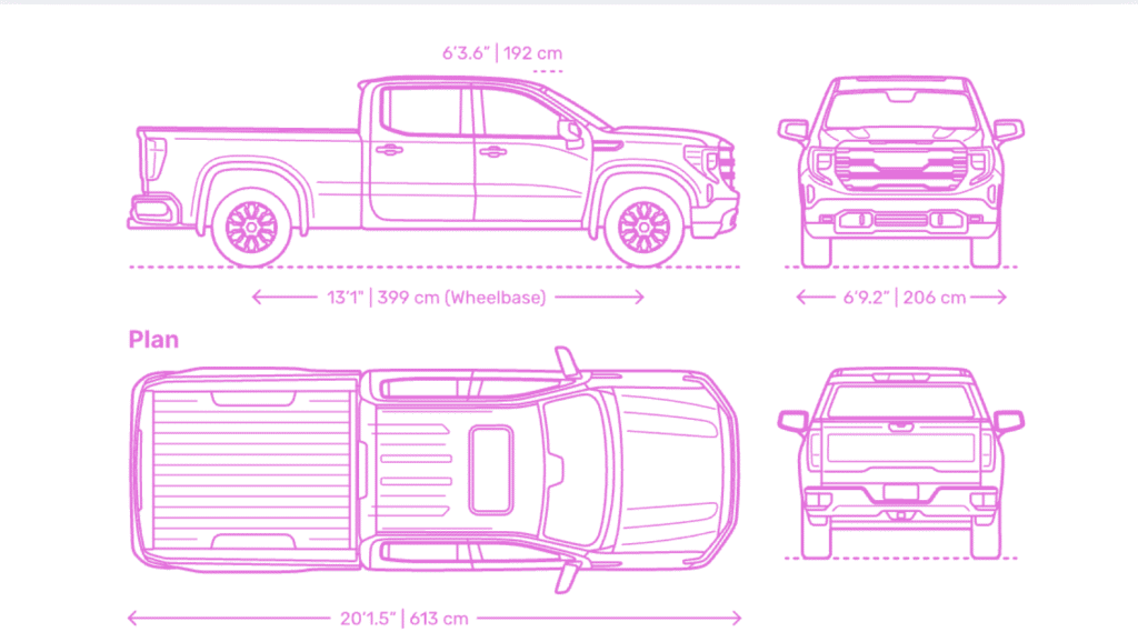 Explained GMC Sierra Bed Size Chart Top Car Rating