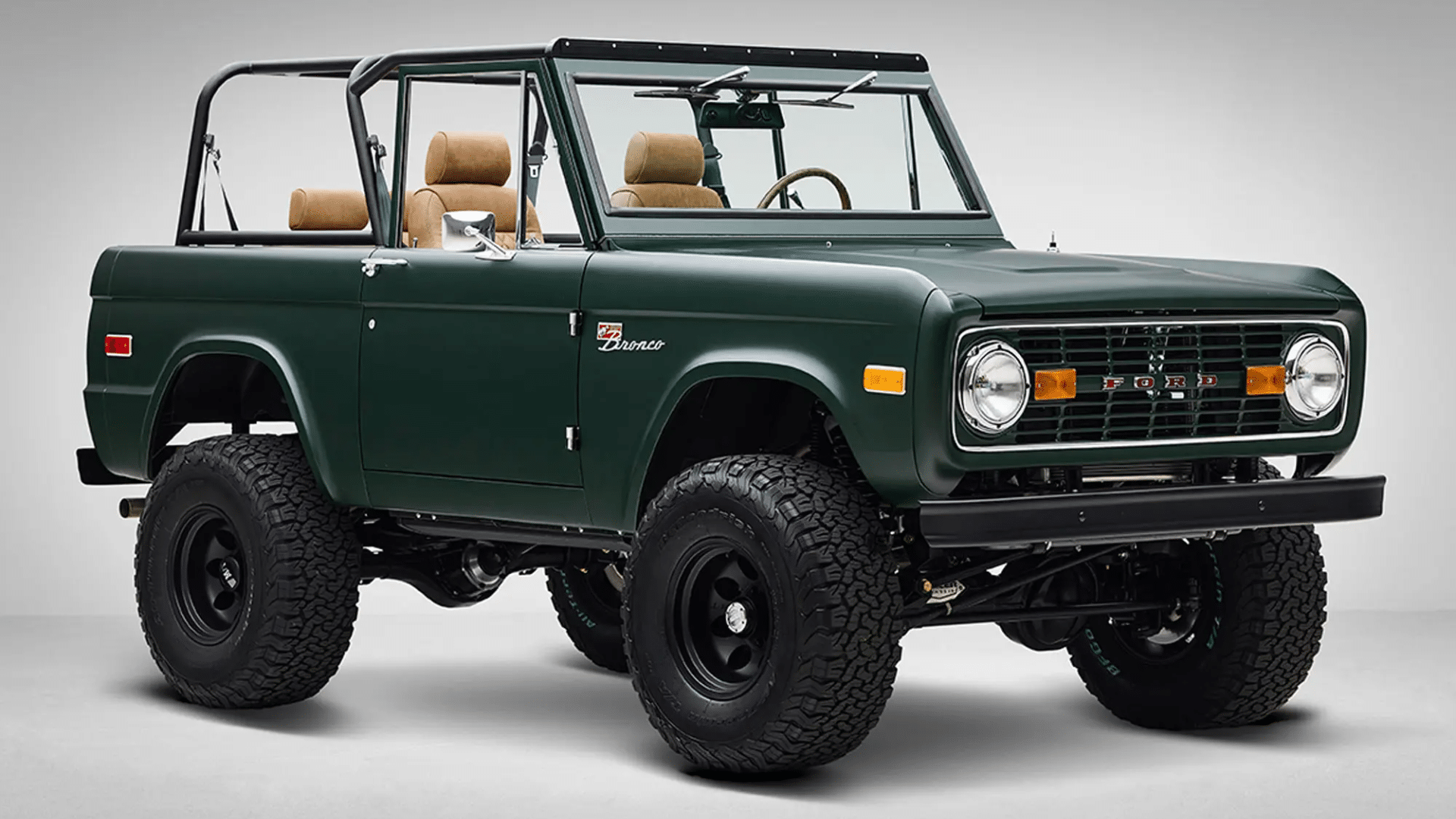 dark green bronco