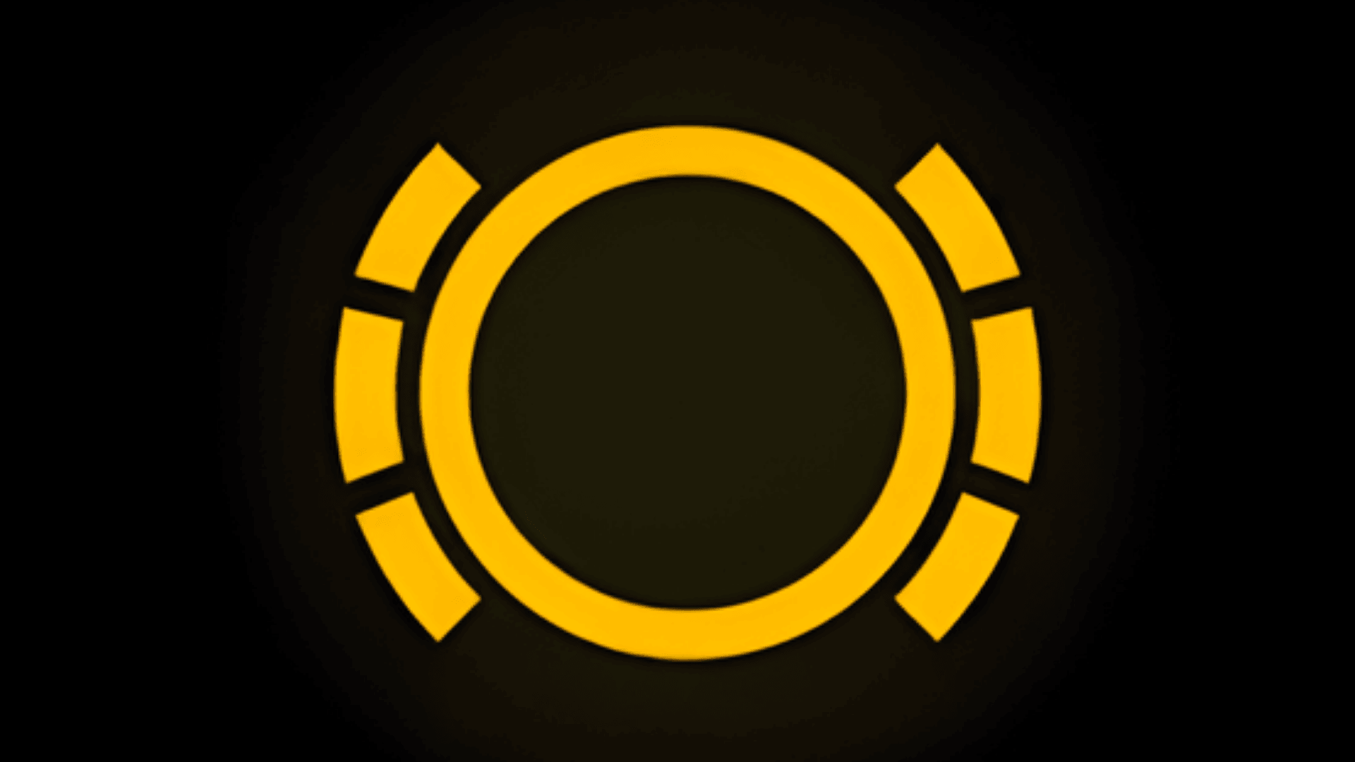 yellow car warning lights brake pad wear indicator light