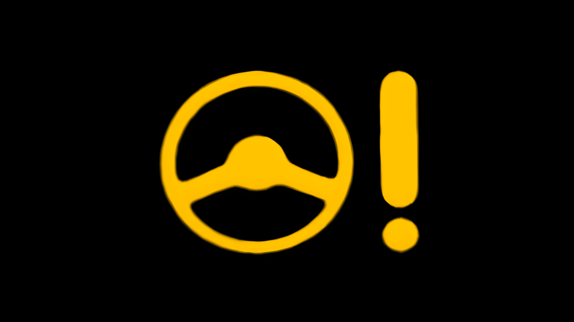 yellow car warning lights power steering warning light