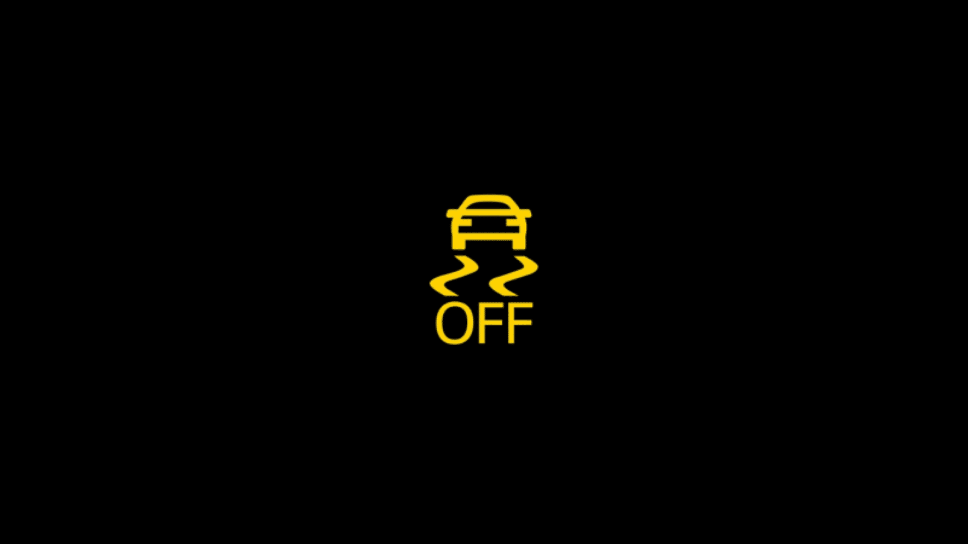 yellow car warning lights traction control warning light